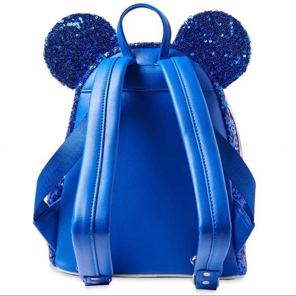 Loungefly Minnie Mouse Wishes Sequined Backpack! Disney Make A Wish! - Picture 3 of 10